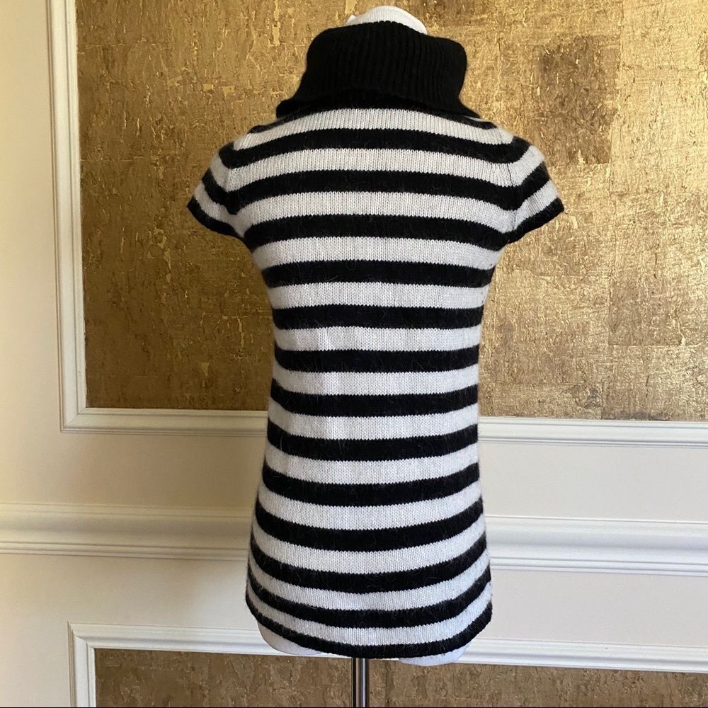 Anthropologie Tulle turtleneck striped sweater S - Picture 4 of 6